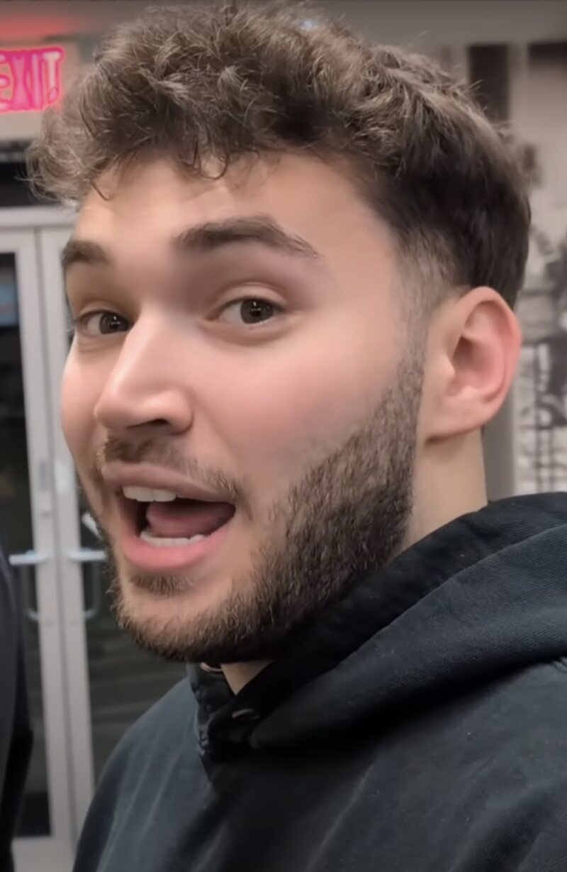 Adin Ross talking to the camera in a May 2025 vlog, wearing a dark hoodie